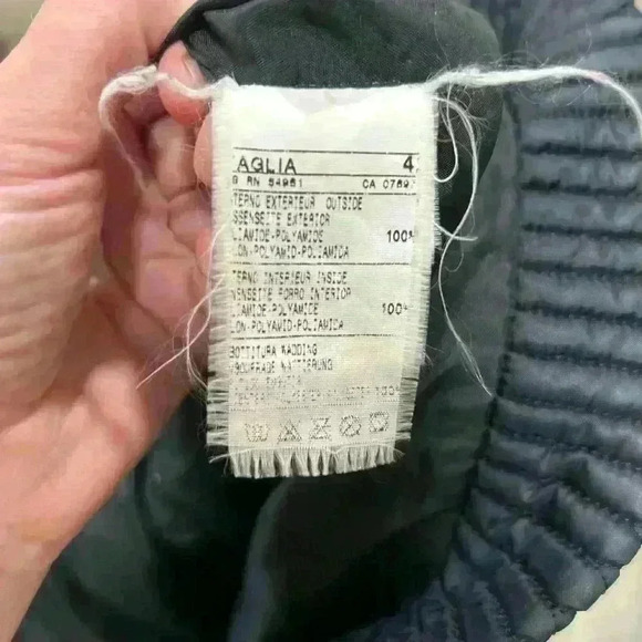 United Colors Of Benetton Black Pattern Lightweight Collar Jacket Size Small - Picture 4 of 4